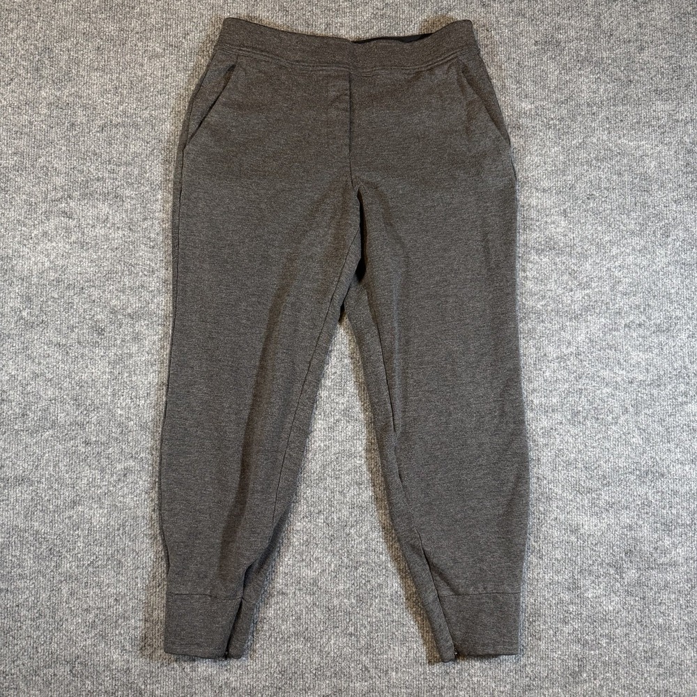 Aritzia The Group Babaton Womens M Jogger Tapered Ankle Gray Pants Zip Cuff